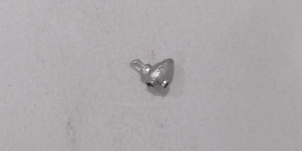 MARKER LIGHT HOUSING / TEARDROP SHAPE / W/LENSES / LH & RH / SILVER / HO SCALE GS-4 4-8-4