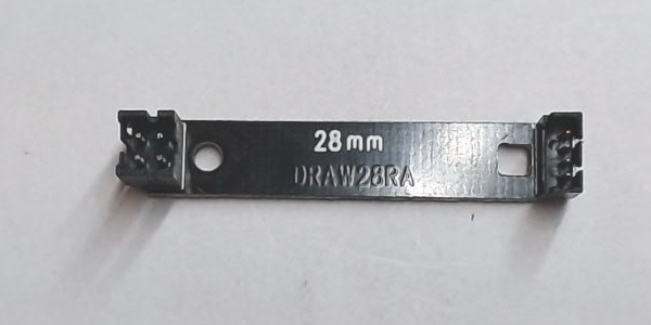 WIRELESS DRAWBAR / 4-PIN / 28mm L / HO SCALE CHALLENGER 4-6-6-4