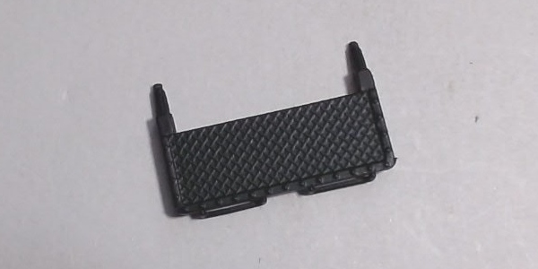 FOOT PLATE / UNDER SMOKE BOX / BLACK / HO SCALE K-4s 4-6-2