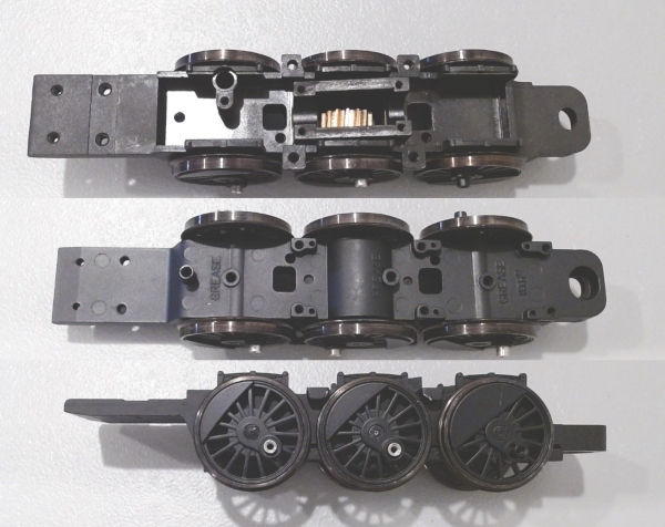 DRIVE BLOCK / 3-AXLE / FRONT / BLACKENED RIMS / PS 2 & 3 / PREMIER CLASS A 2-6-6-4