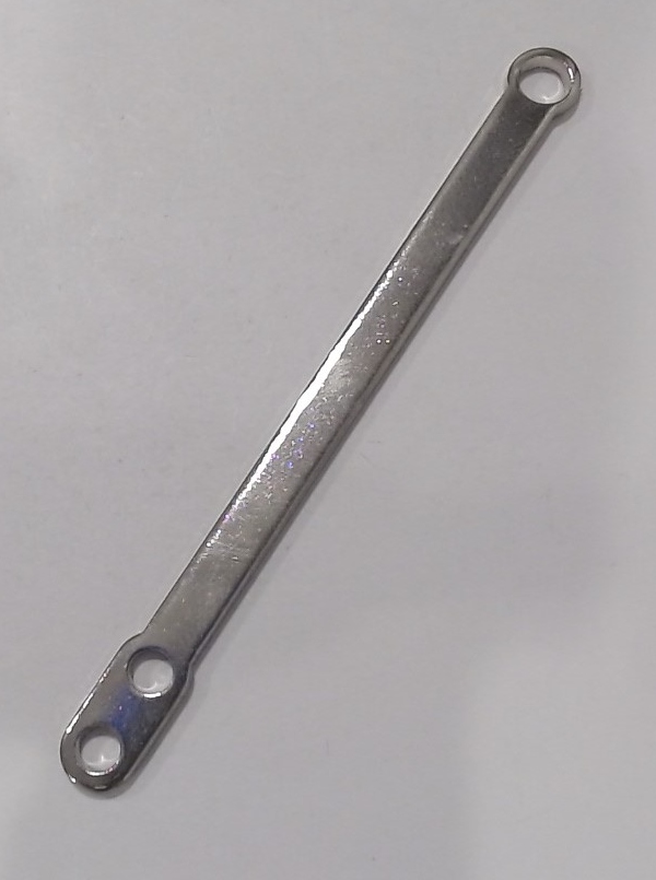 DRAWBAR / NICKEL / 93.6mm L / PREMIER M-1 STEAM TURBINE ELECTRIC