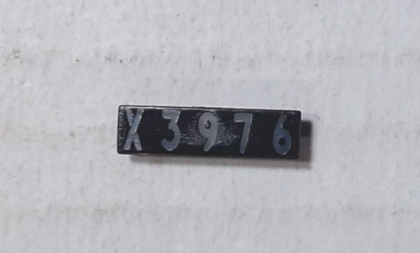 LENS / NUMBER BOARD / LH & RH / UP #X3976 / PREMIER CHALLENGER 4-6-6-4