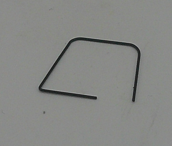 LADDER HANDRAIL / BLACK / TENDER / HO SCALE GS-4 4-8-4