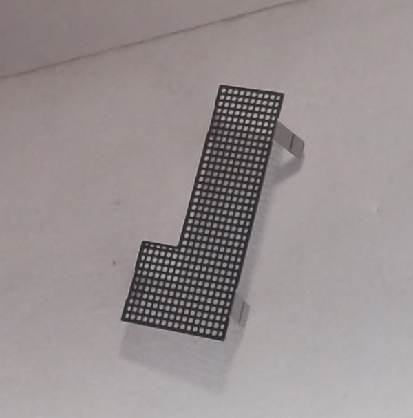 VENT SCREEN / L-SHAPED / PHOTO ETCHED / LF & RR / PREMIER DD40AX