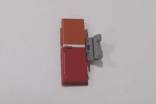 DOOR / W/HINGE ASSEMBLY / ORANGE / W/O WINDOW / PREMIER F-3