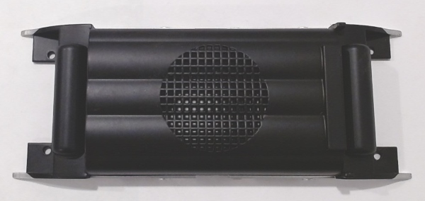 FUEL TANK / BLACK W/SILVER STRIPE / W/SPEAKER HOLES / PREMIER E-8