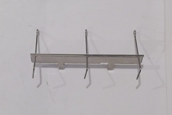 STANCHIONS / W/WALKWAY / NICKEL / REAR (3 STANCHIONS) / PREMIER FM TRAINMASTER