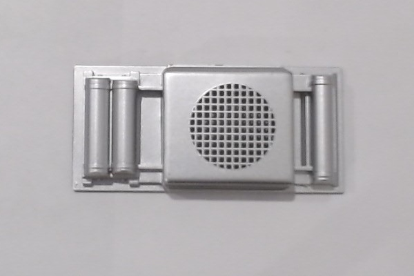 FUEL TANK / SILVER / W/SPEAKER HOLES / PREMIER FM TRAINMASTER