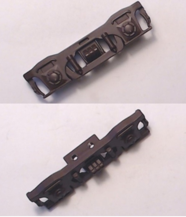 SIDE FRAME / 2-AXLE / FRONT POWER TRUCK ONLY / BROWN / M10,000