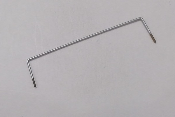 HANDRAIL / DOOR SIDES / SILVER / 46.5mm L / PREMIER F-3 