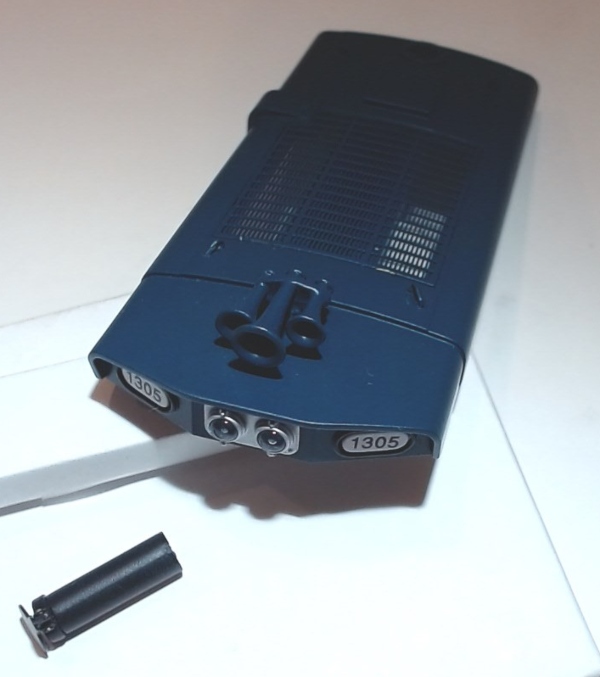 RADIATOR GRILLE ASSEMBLY / BLUE / #1305 / W/SMOKE CAP W/RAIN CAP / PREMIER GENSET