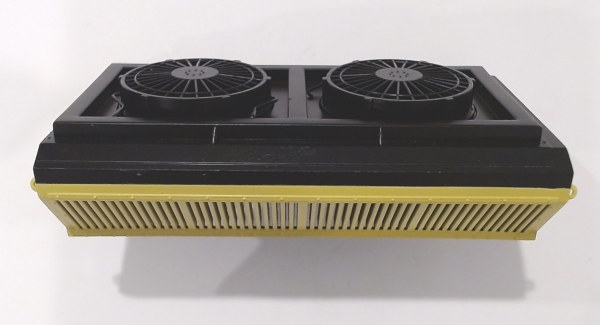 RADIATOR GRILLE ASSEMBLY / REMOVABLE / BLACK & YELLOW / PREMIER SD70ACE