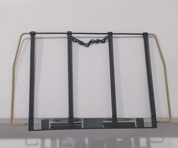 HANDRAIL / FRONT & REAR / JERSEY CENTRAL GREEN & YELLOW / PREMIER FM TRAINMASTER