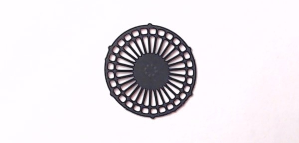 EXHAUST FAN GRILL / BLACK / PHOTOETCHED BRASS / HO SCALE SD70ACE / SAME AS FC2600020