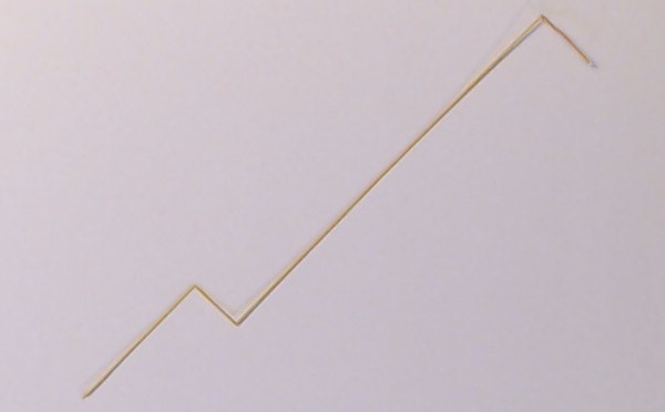 HANDRAIL / YELLOW / LH SIDE / W/O STANCHIONS / HO SCALE SD70ACE 