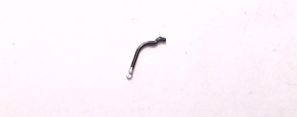 BRAKE AIR LINE / BLACK / 1 HOSE / PILOT MOUNT / HO SCALE ES44AC