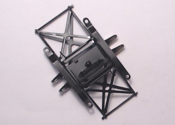 PANTOGRAPH / BLACK W/SILVER CONTACTS / W/O INSULATORS / RAILKING ELECTRICS