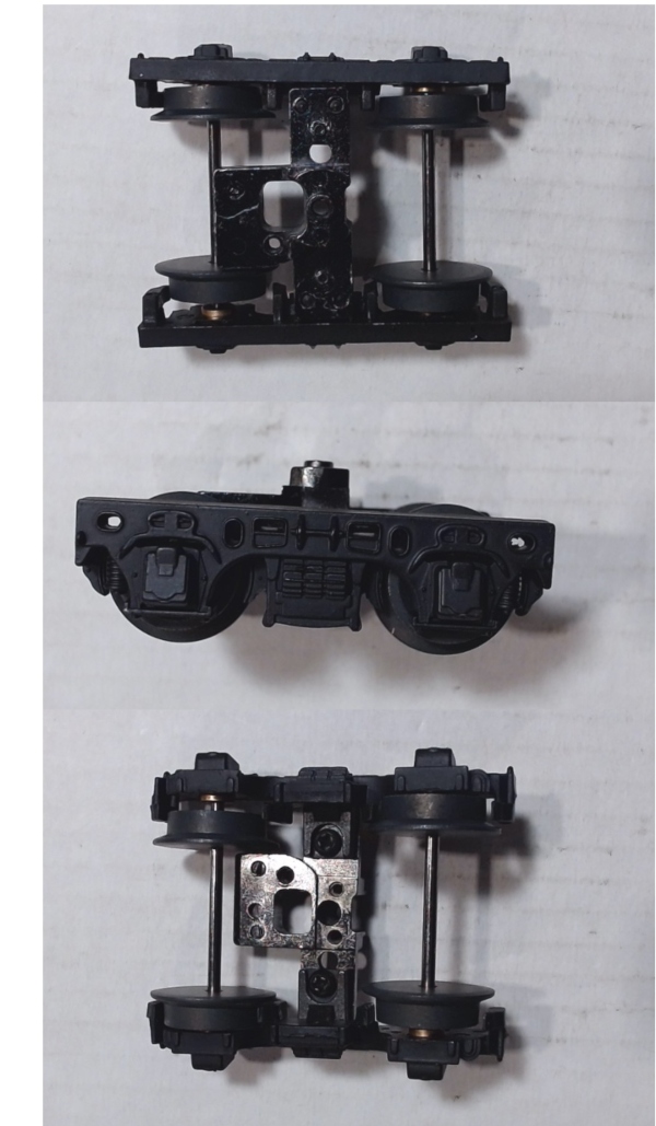 TENDER TRUCK / 4-WHEEL / FRONT / BLACK / VERSION A / PREMIER HEAVY PACIFIC 4-6-2