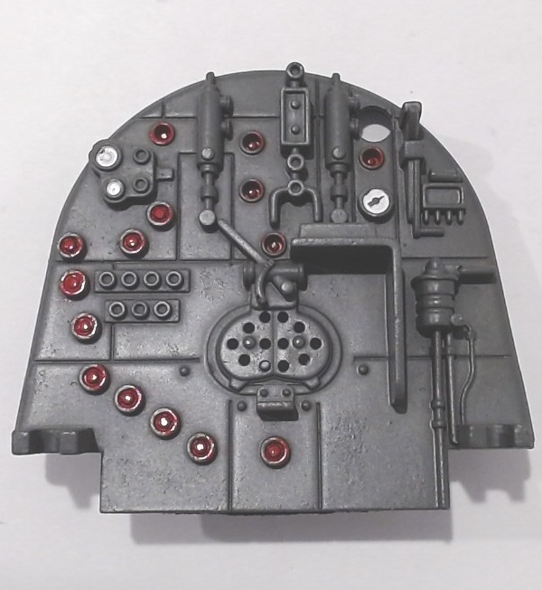 BACKHEAD / GRAY W/RED & WHITE GAUGES / NO LAMPS / PREMIER CHALLENGER 4-6-6-4 