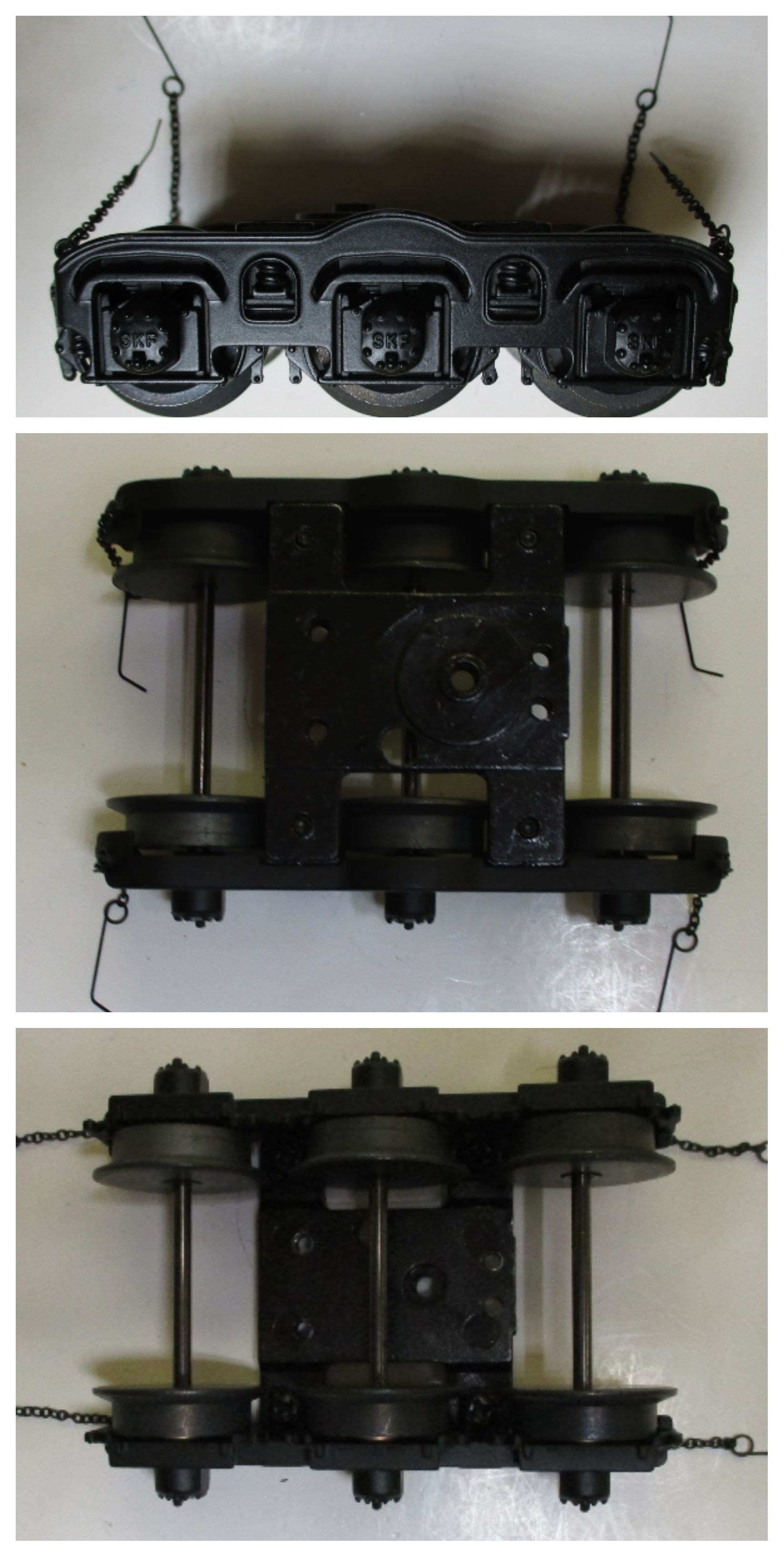 TENDER TRUCK / 6-WHEEL / FRONT / BLACK / PS 2 & 3 / PREMIER N&W J 4-8-4