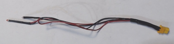 MARKER LAMP LEDS / RED / 2 LEDS / 133mm WIRE LENGTH / MICRO MINIATURE / PS3 