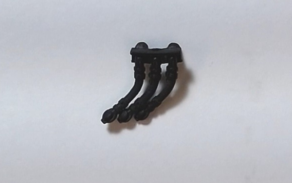 BRAKE AIR LINE / BLACK / LH & RH / 3 HOSE / RUBBER / REAR SHELL MOUNT / PREMIER FM ERIE BUILT