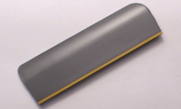 SMOKE DEFLECTOR / LH / GRAY W/YELLOW TRIM / HO SCALE CHALLENGER 4-6-6-4