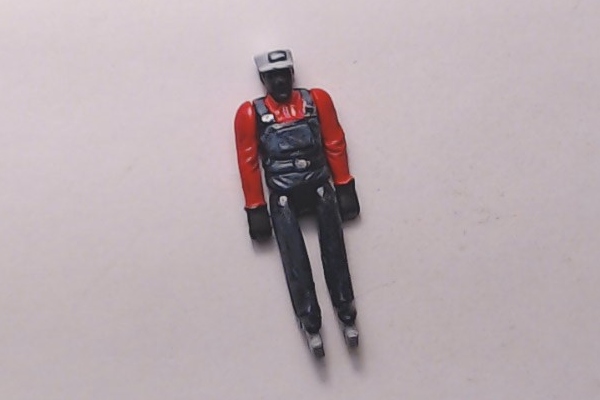 FIGURE / TOP & BOTTOM HALVES / IN OVERALLS / RAILKING HANDCAR