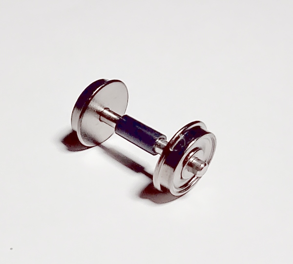 WHEEL & AXLE ASSEMBLY / FOR TENDER TRUCKS / HO SCALE CAB FORWARD 4-8-8-2