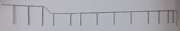 HANDRAIL / RH LONG / SILVER / RAILKING ONE GAUGE DASH-8