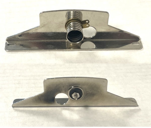 BRACKET / CENTER INTERIOR LIGHT / TINPLATE STANDARD GAUGE A/F 4300 SERIES PASSENGER CAR