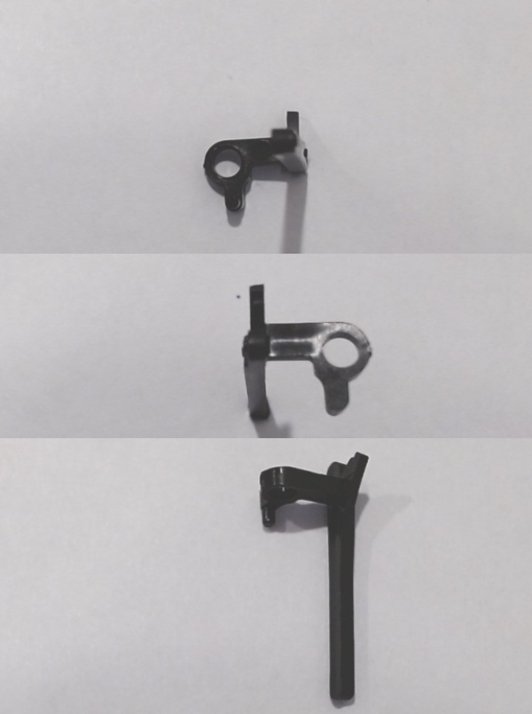 BRAKE SHOE / BLACK / RH / LONG TAB / 25.65 TALL / OFFSET TAB / PLASTIC / PREMIER GS-4 4-8-4