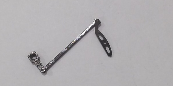 ECCENTRIC ROD ASSEMBLY / LH / SATIN SILVER / HO SCALE MIKADO (2008 RUN) 2-8-2