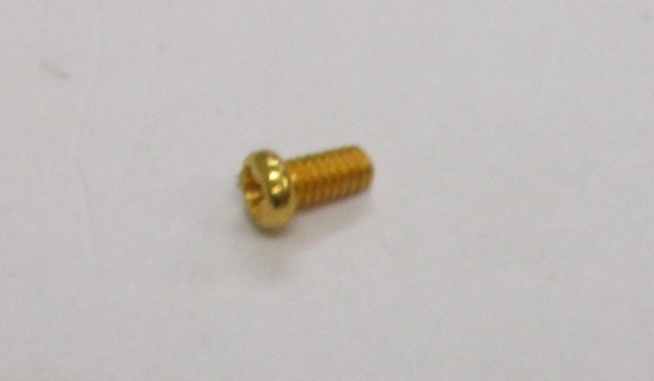 SCREW / PANHD / M2 x 0.4 x 3.5mm L / GOLD PLATED / PREMIER J-1e HUDSON 4-6-4