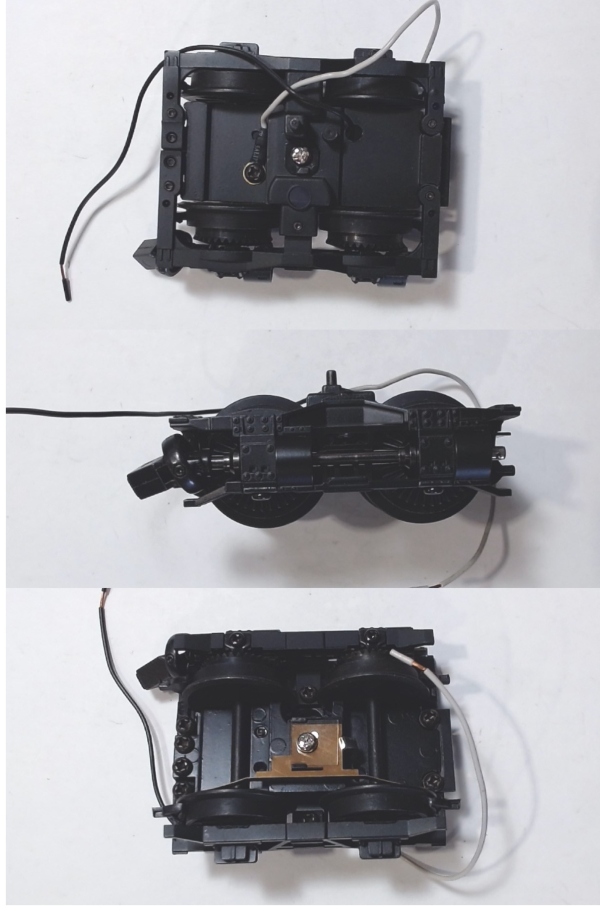 4-WHEEL TRUCK / TENDER FRONT / BLACK / W/O YOKE / UNIVERSAL & SHORT FEMALE SLIP JOINT / PS2 & 3 / PREMIER 3-TRUCK & 4-TRUCK SHAY / 3-2 RAIL
