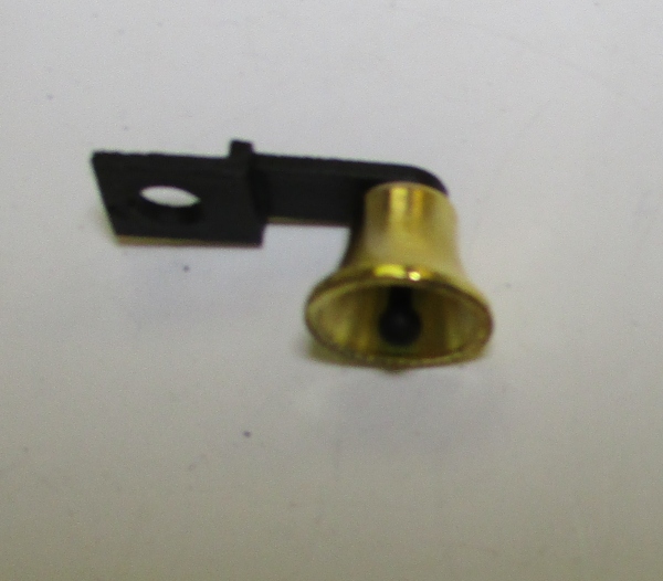 BELL & BRACKET / BOTTOM BOILER MOUNT / DULL BRASS / PREMIER N&W J 4-8-4