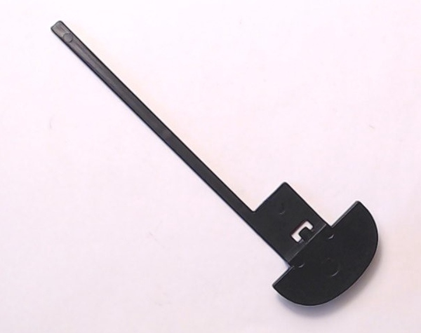 REVERSE MECHANISM ARM / FRONT / LONG / BLACK / RAILKING BUMP-N-GO TROLLEY 