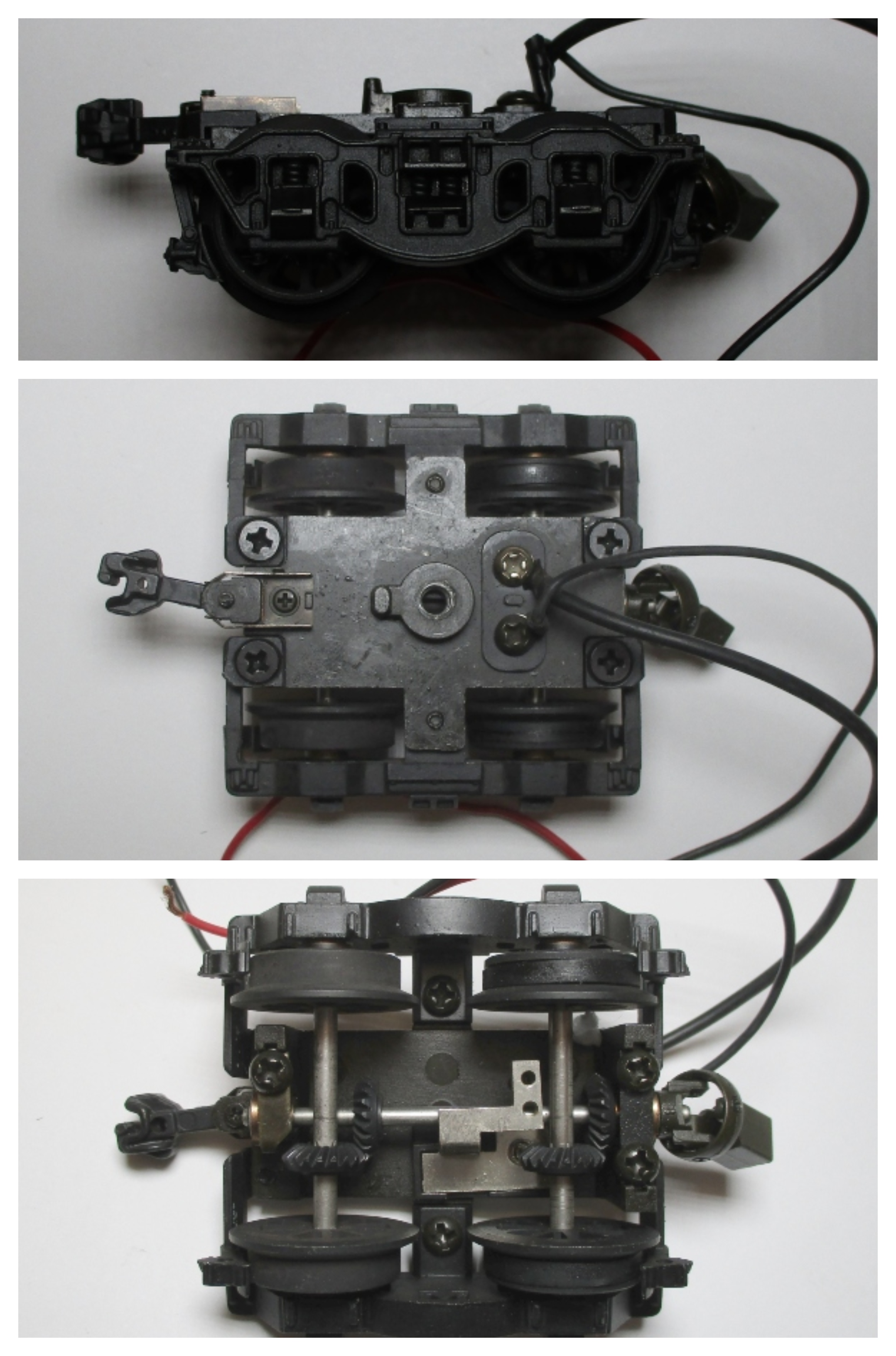 4-WHEEL TRUCK / LOCOMOTIVE FRONT / COMPLETE W/SCALE COUPLER / DRIVE SHAFT W/SHORT FEMALE SLIP JOINT / 20-3039 ONLY / PREMIER CLIMAX