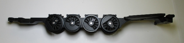 DRIVE BLOCK / 4-AXLE / BLACKENED WHEELS / PS 2 / PREMIER N&W J 4-8-4