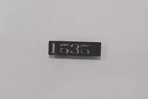 NUMBER BOARD / RH / #1535 / RAILKING ONE GAUGE CHALLENGER 4-6-6-4