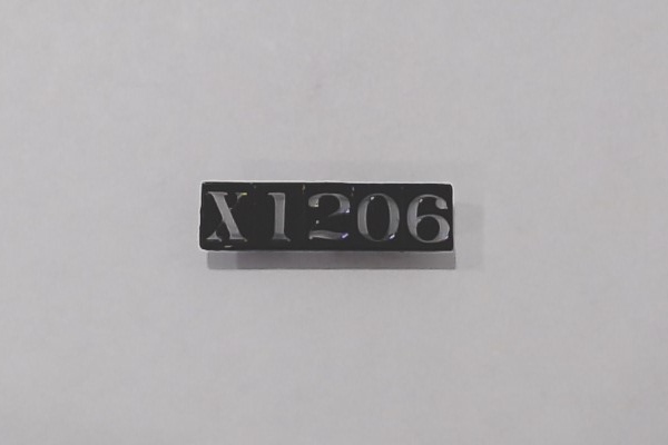 NUMBER BOARD / RH / #X1206 / RAILKING ONE GAUGE CHALLENGER 4-6-6-4