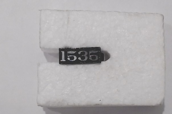 NUMBER BOARD / RH / #1535 / RAILKING ONE GAUGE CHALLENGER 4-6-6-4
