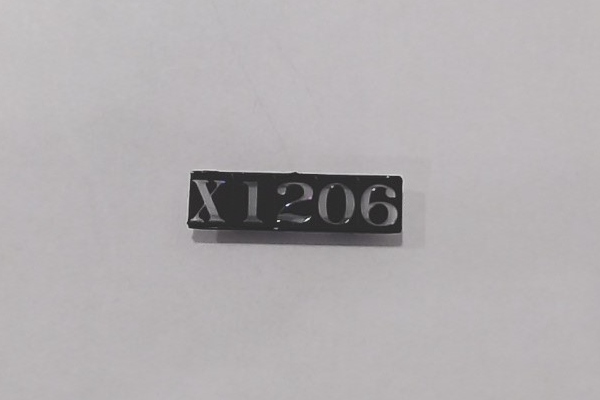 NUMBER BOARD / LH / UP #X1206 / RAILKING ONE GAUGE CHALLENGER 4-6-6-4
