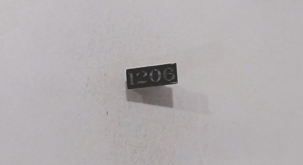 NUMBER BOARD / LH / HEADLIGHT HOUSING / UP #X1206 / RAILKING ONE GAUGE CHALLENGER 4-6-6-4