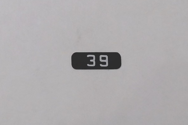 NUMBER BOARD / LH OR RH / WM #39 / PREMIER GP-7 & GP-9