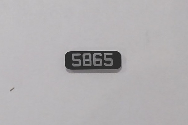 NUMBER BOARD / LR & RF / B&M #1558 / PREMIER GP-7