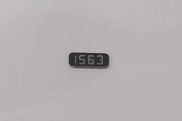 NUMBER BOARD / LR OR RF / B&M #1563 / PREMIER GP-7