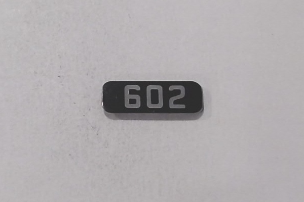 NUMBER BOARD / LR & RF / PREMIER GP-7 / GN #602