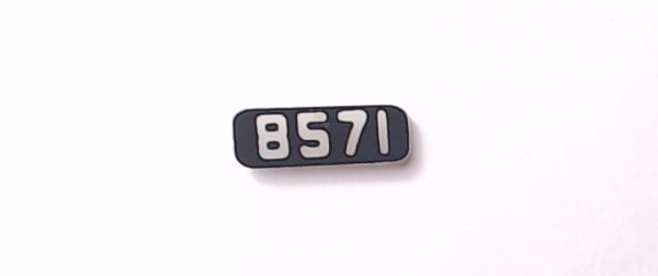 NUMBER BOARD / RR OR LF / PRR #8571 / PREMIER GP-7 