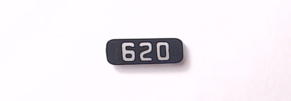 NUMBER BOARD / RR & LF / GN #620 / PREMIER GP-7 